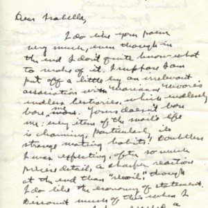 Autograph letter, signed from Allen Tate to Isabella Gardner, October 12, 1957