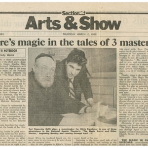 "There's Magic in the Tales of 3 Masters" by Hedy Weiss from the <em>Chicago Sun-Times</em>, March 10, 1988