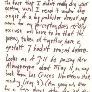 Autograph letter, signed from Lawrence Ferlinghetti to Robert Creeley, April 16, 1962
