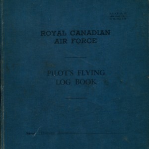 Howard Nemerov's Royal Canadian Air Force pilot's flying log book