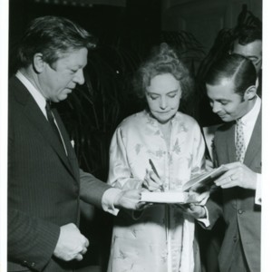 William Jay Smith and Lillian Gish at the Library of Congress, 1970