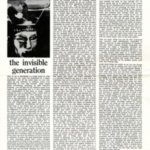 "The Invisible Generation" by William S. Burroughs