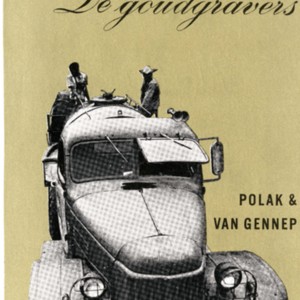 Proof of the cover for <em>De Goudgravers</em>, the Dutch version of <em>The Gold Diggers</em> by Robert Creeley
