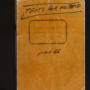 <em>Texts for Nothing</em>&nbsp;autograph drafts in notebook