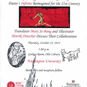 “Reading and Book Talk: Dante’s Inferno Reimagined for the 21st Century”
