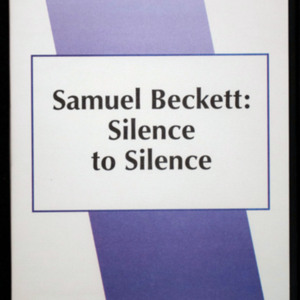 <span>Samuel Beckett : <em>Silence to Silence</em> Videocassette </span>