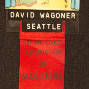 David Wagoner's Pacific Coast Association of Magicians name tag