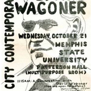 "River City Contemporary Writers Series: David Wagoner"