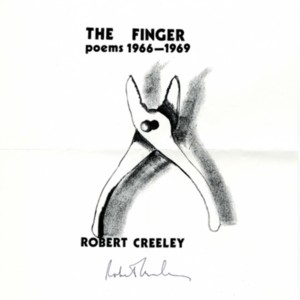 Proof of cover for Calder and Boyars edition of <em>The Finger: Poems 1966-1969</em> by Robert Creeley